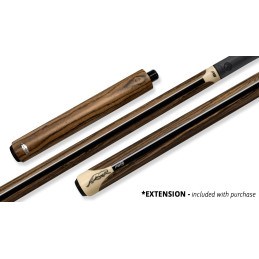 Predator Black P3 Pool Cue with Leather Luxe Wrap