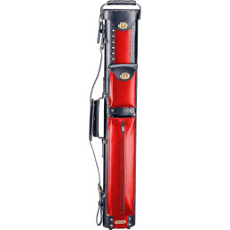 Étuis Instroke Geo en cuir Noir/Rouge 2x3