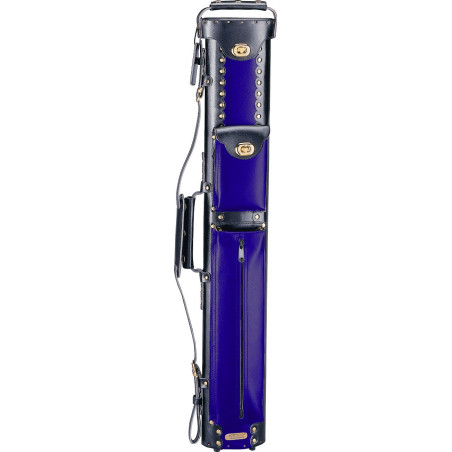 Étuis Instroke Geo en cuir Noir/Bleu 2x3