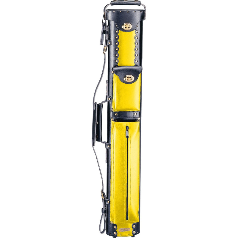 Instroke Geo leather Black/Yellow 2x3 case 