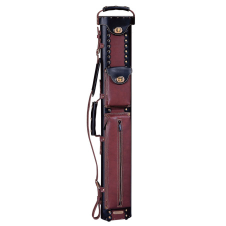 Étuis Instroke Cowboy en cuir Noir/Brun 2x3