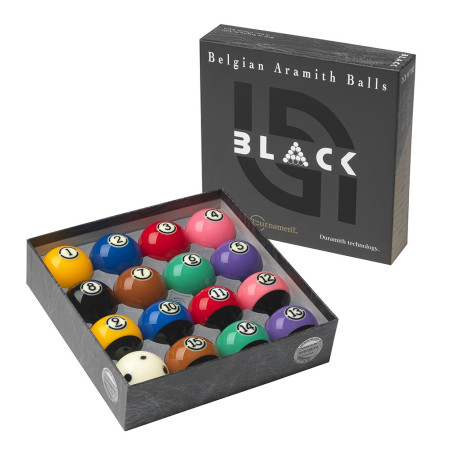 Ensemble de boules Aramith Tournament Édition Black