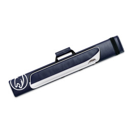 Predator Roadline Blue/White Hard Pool Cue Case - 3 Butts x 5 Shafts