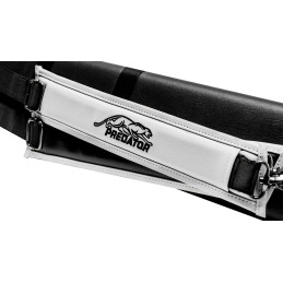Predator Roadline Black/White Hard Pool Cue Case - 2 Butts x 4 Shafts