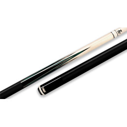 Predator 8-Point Sneaky Pete Classics Pool Cue - Black/Green Veneers - No Wrap