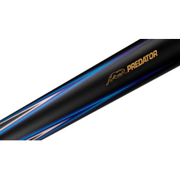 Predator 4 Point Sneaky Pete Black / Blue Points No Wrap Pool Cue