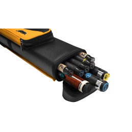 Predator Roadline Black/Yellow Hard Pool Cue Case - 3 Butts x 5 Shafts