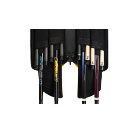 Predator Roadline Black/Yellow Soft Pool Cue Case - 4 Butts x 8 Shafts