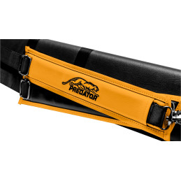 Predator Roadline Black/Yellow Soft Pool Cue Case - 4 Butts x 8 Shafts